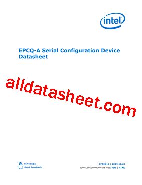 EPCQ128ASI16N Datasheet(PDF) - Intel Corporation