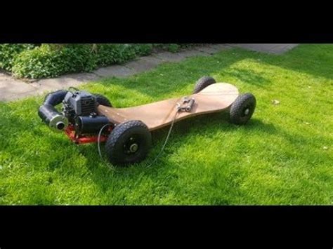 EPIC Homemade GAS POWERED off road Skateboard 35MPH build+test