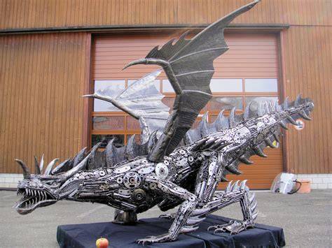 Epic Metal Sculptures Made From Recycled Scrap Metal - raincitystudios.com
