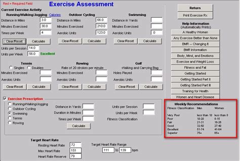 EPM Tools Exercise Prescription Tutorial