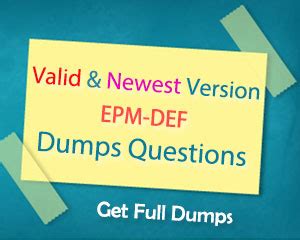EPM-DEF Dumps Deutsch