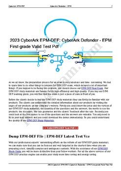 EPM-DEF PDF Testsoftware