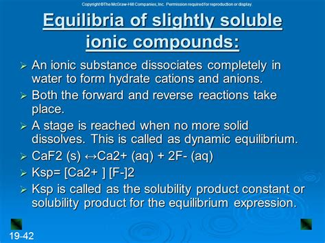 Equilibria and Solubility of Slightly Soluble Ionic Compounds ... - Quizlet - wintechmobiles.com