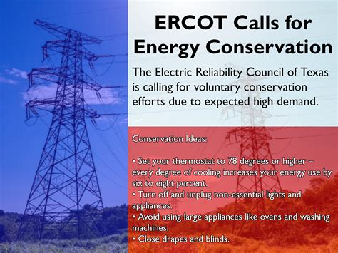 ERCOT issues voluntary conservation notice for Thursday afternoon