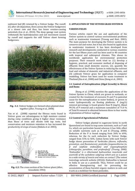 Erosion and runoff reduction potential of vetiver grass for hill slopes ... - raincitystudios.com