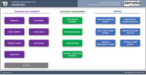 ERP Excel Template ERP System in Excel Spreadsheet