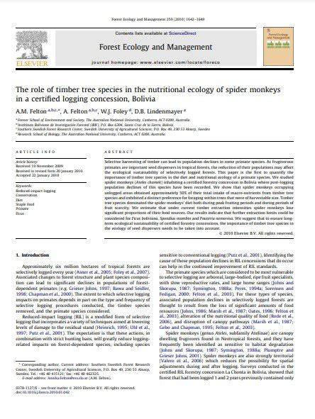 Erratum to “The role of timber tree species in the nutritional ecology ... - raincitystudios.com