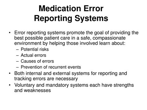 Error Reporting Systems - To Err is Human - NCBI Bookshelf - coolestguyplanet.net