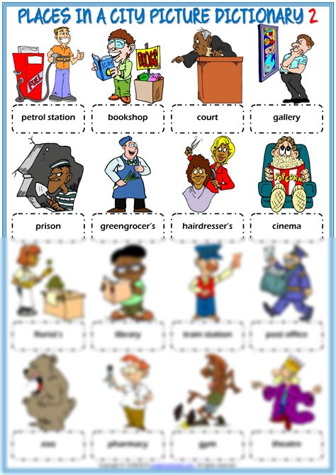 ESL Printable Picture Dictionary Worksheet For Kids Image Preview11