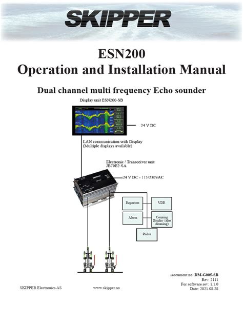 ESN200 Operation and Installation Manual - skipper-service.no - coolestguyplanet.net
