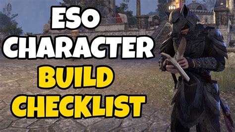 ESO Character Build Checklist (Guide) YouTube