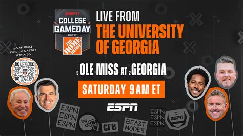 ESPN College GameDay show coming to Athens for Georgia