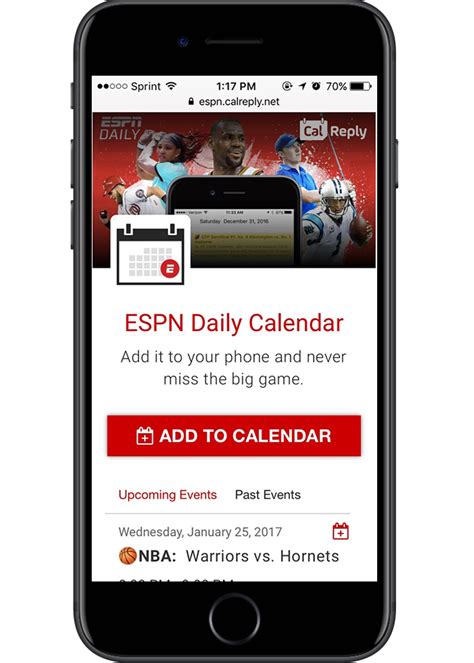 ESPN Launches The ESPN Daily Calendar Rokt