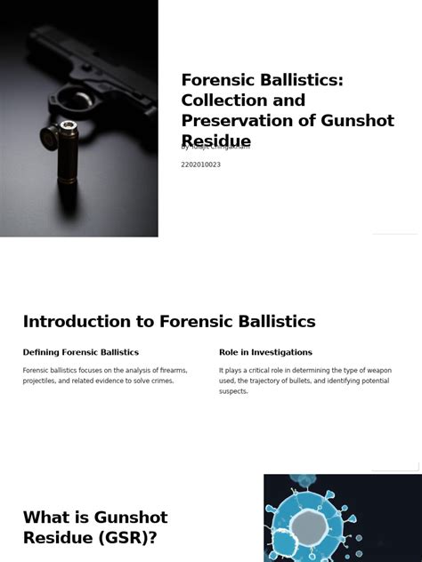 Essentials of Forensic Ballistics | Springer Nature Link - wintechmobiles.com