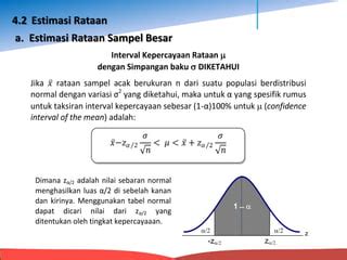 ESTIMASI INTERVAL KEPERCAYAAN PARAMETER SELISIH RATA-RATA … - wintechmobiles.com