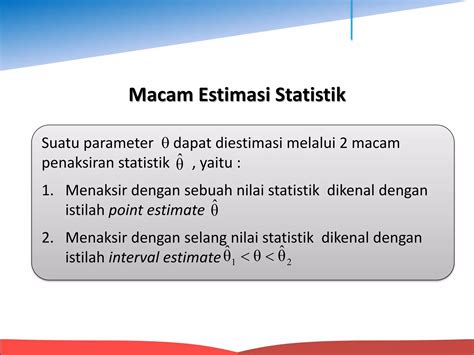 ESTIMASI PARAMETER STATISTIK - wintechmobiles.com