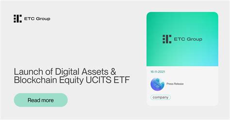 ETC Group Digital Assets and Blockchain Equity UCITS ETF