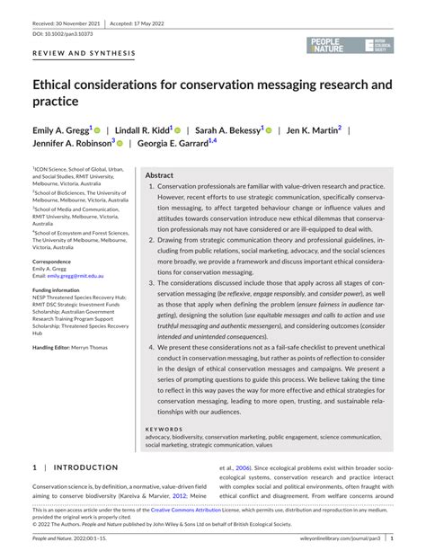 Ethical considerations for conservation messaging research and practice - raincitystudios.com