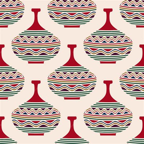 Ethnic Pattern Pottery Vectors - Freepik - muktibox.com