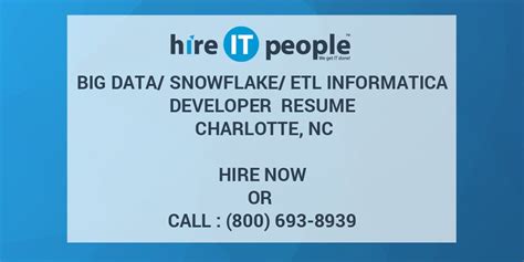 ETL Informatica developer Snowflake - careerbuilder.com