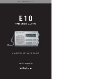 ETON E10 - Service Manual free …