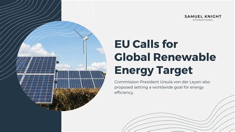 EU calls for global renewable energy target