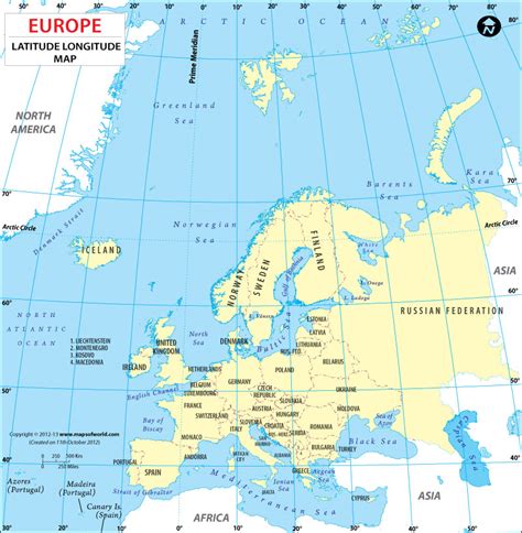 Europe Latitude Longitude and Relative Location - wintechmobiles.com