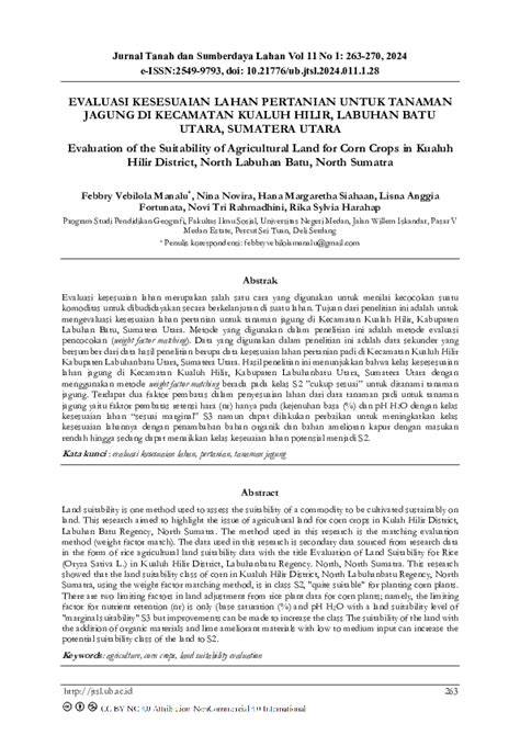 Evaluasi Kesesuaian Lahan Pertanian | PDF - Scribd - raincitystudios.com