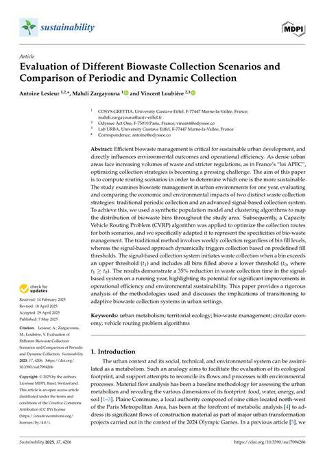 Evaluation of Different Biowaste Collection Scenarios … - raincitystudios.com