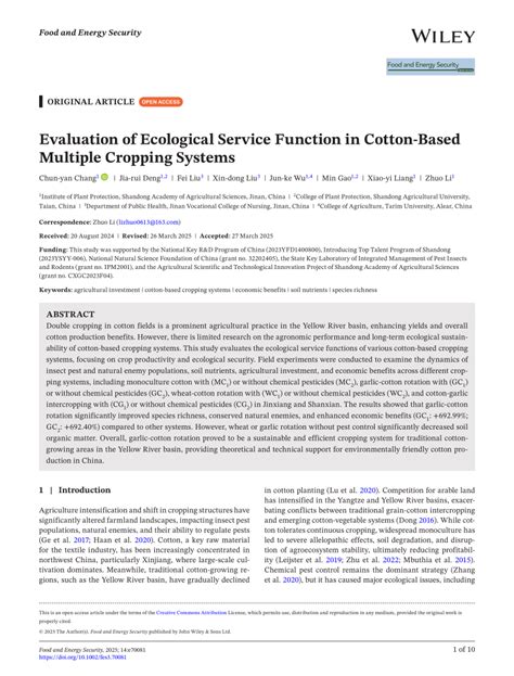 Evaluation of Ecological Service Functions of Urban … - raincitystudios.com