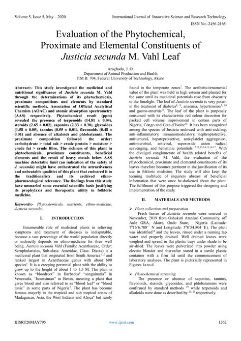 Evaluation of phytochemical constituents, proximate contents and ... - muktibox.com
