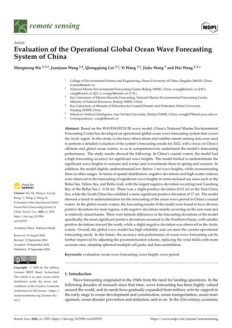 Evaluation of the Operational Global Ocean Wave … - raincitystudios.com