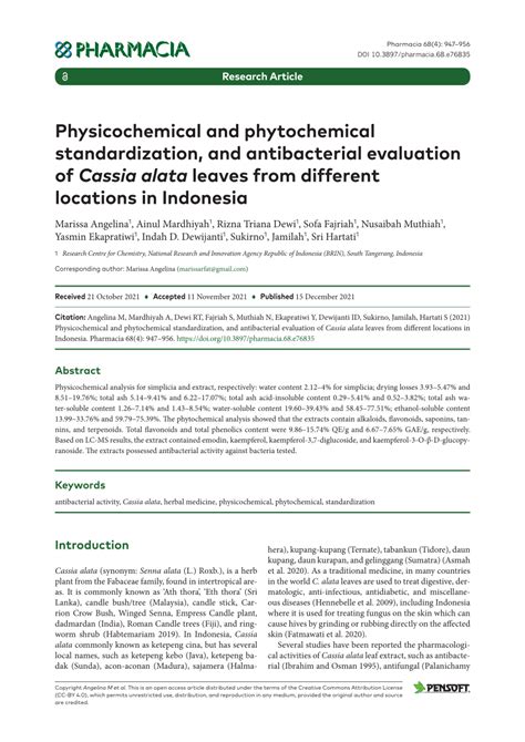 Evaluation of the physicochemical, phytochemical and anti-bacterial ... - muktibox.com