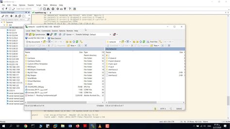 EVE-NG configure and change static ip addresses on different