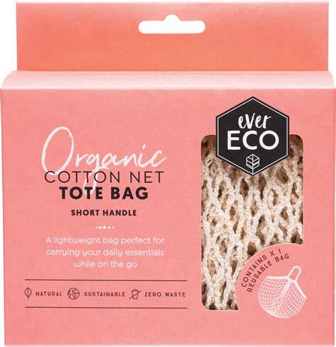 Ever Eco Unbleached Cotton Net Tote Bag - Sassy … - raincitystudios.com