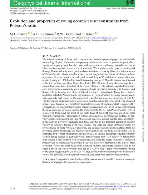 Evolution and properties of young oceanic crust: constraints from ... - raincitystudios.com