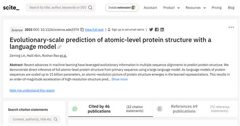 Evolutionary-scale prediction of atomic-level protein - muktibox.com