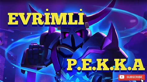 EVRİMLİ PEKKA #clashroyale #supercell #gaming YouTube. 