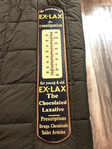 Ex-Lax Thermometer - Antique Advertising - muktibox.com