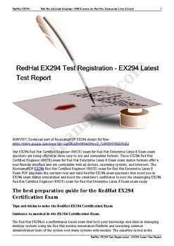 EX294 Tests