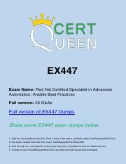 EX447 Exam Fragen