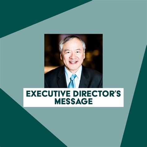 EXECUTIVE DIRECTOR’S MESSAGE A Year of Accomplishments