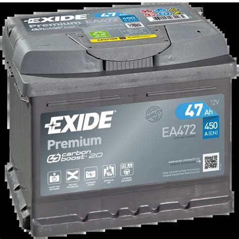 EXIDE starter battery code EA472 best price