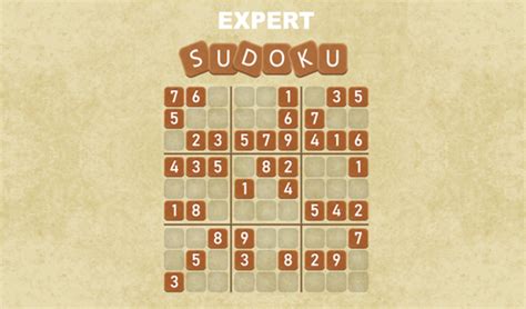 Expert Sudoku - Solve Online Sudoku Puzzles | 100% Free - wintechmobiles.com