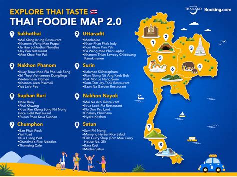 Explore Thai taste Thai foodie map 2.0 - wintechmobiles.com