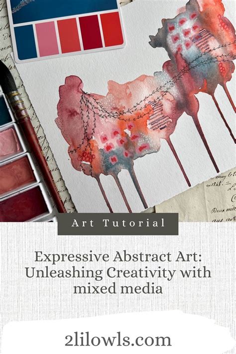 Expressive Abstract Art Using Mixed Media - muktibox.com
