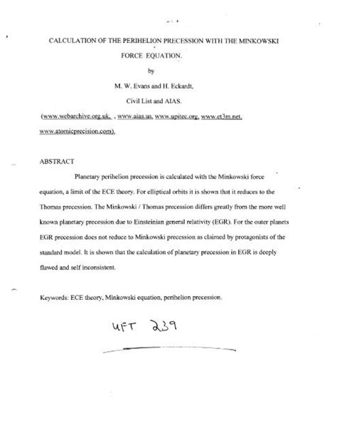 Extending a calculation method for perihelion precession in Rindler ... - muktibox.com