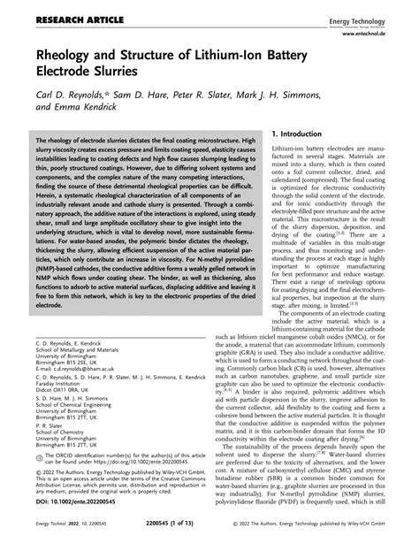Extensional rheology of anode slurries for li-ion batteries containing ... - wintechmobiles.com