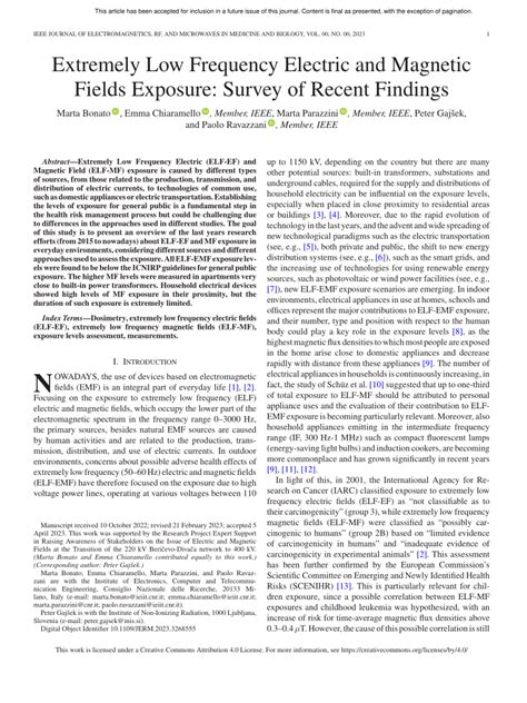 Extremely low frequency electric and magnetic fields - wintechmobiles.com