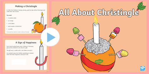 EYFS All About Christingle PowerPoint - Twinkl